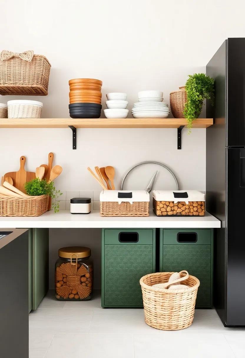 attractive Baskets and⁤ Bins for‌ organizing Dry Ingredients