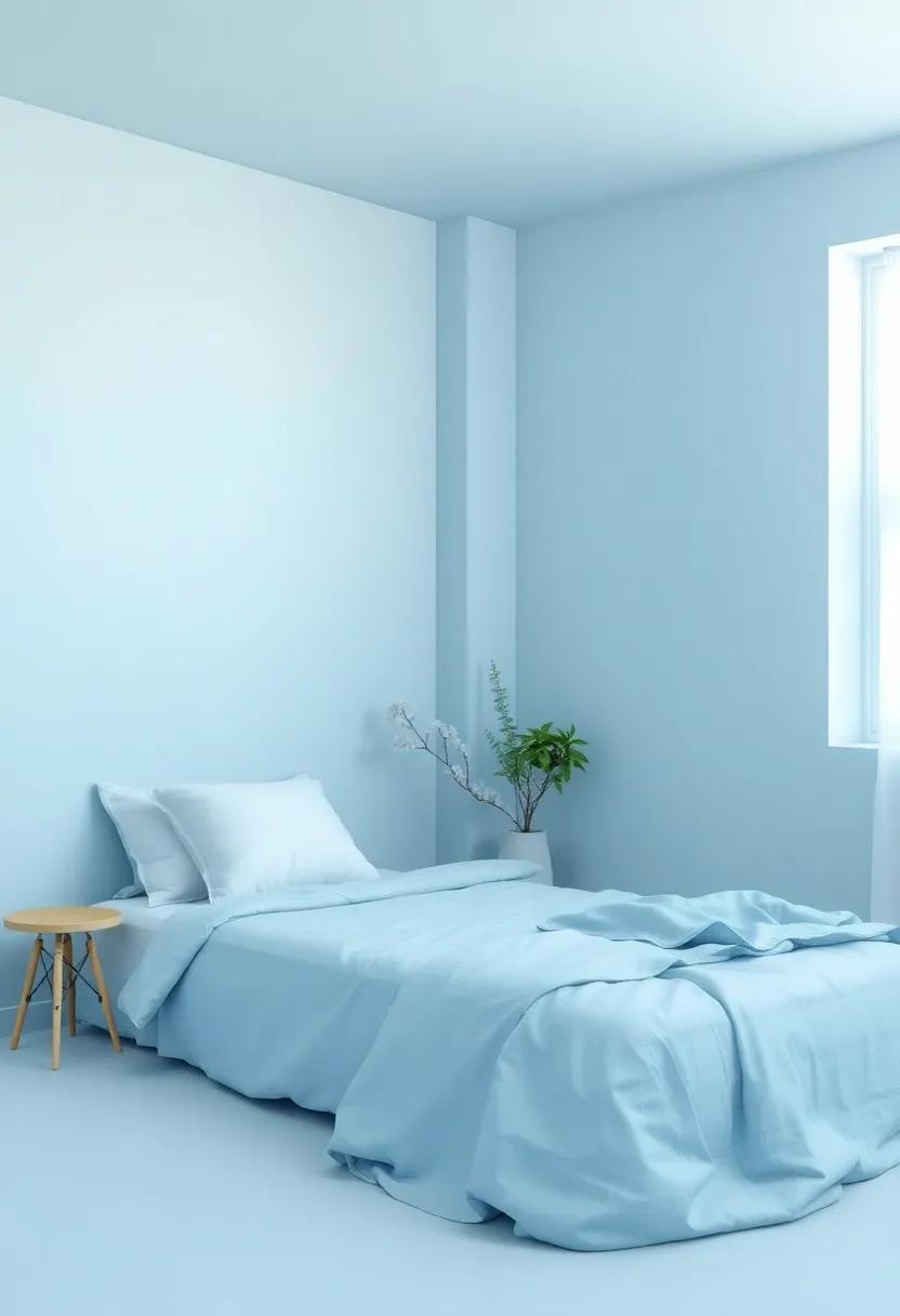 Icy ⁤Blue:‍ Icy blue is‌ crisp and‍ refreshing,⁣ akin to the ‍tranquility ⁤found in a cool summer breeze, perfect for a serene bedroom retreat