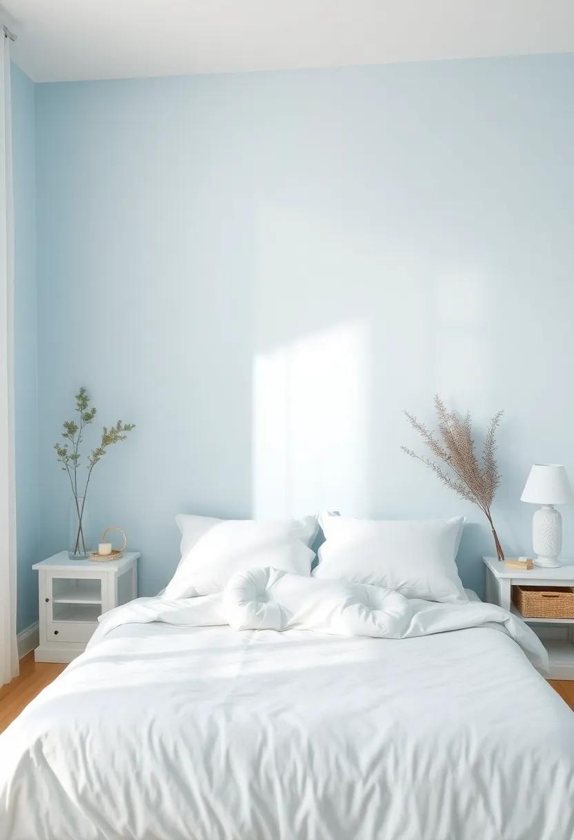 Pale Blue: Channel the calming effects of the sky with pale blue. Its serene ‍hue can‌ enhance relaxation and inspire feelings‌ of⁤ peace and clarity