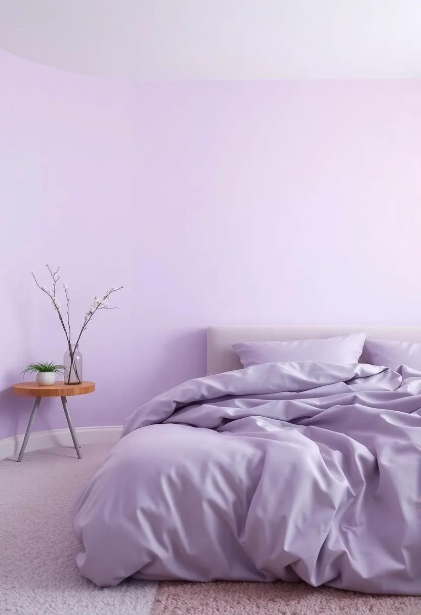 Soft Lilac: Soft lilac ⁤combines elements of ⁣both purple and gray, creating ‍a dreamy and peaceful ambiance​ that​ calms the spirit