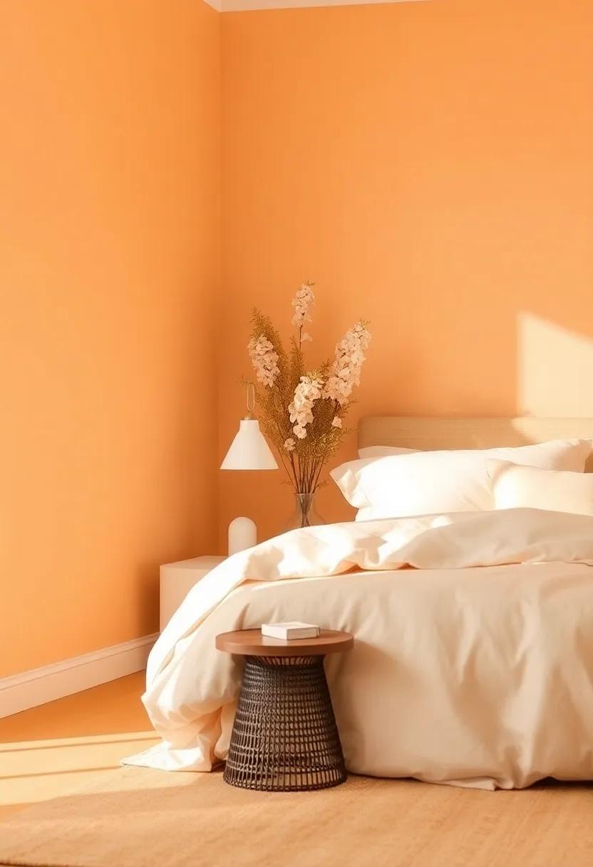 Tender Apricot: This soft, welcoming shade invites warmth and comfort, creating a nurturing environment perfect ⁢for relaxation and rest