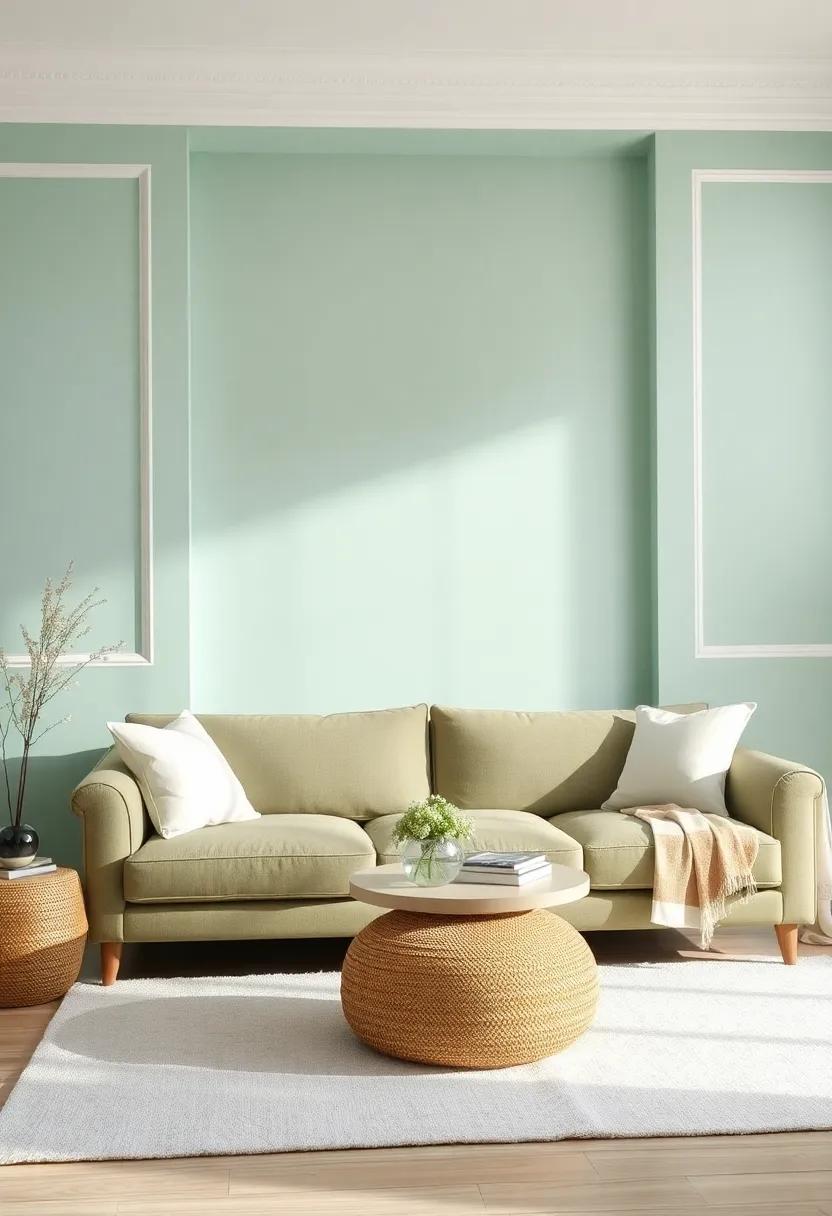Crisp and Fresh: A⁣ Blend of Seafoam Green with Crisp ⁤White