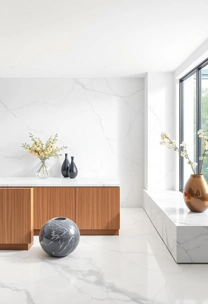 Marble Accents:‌ Incorporate marble in countertops, tabletops, or decorative objects to create a ‍sense of luxury and timeless beauty