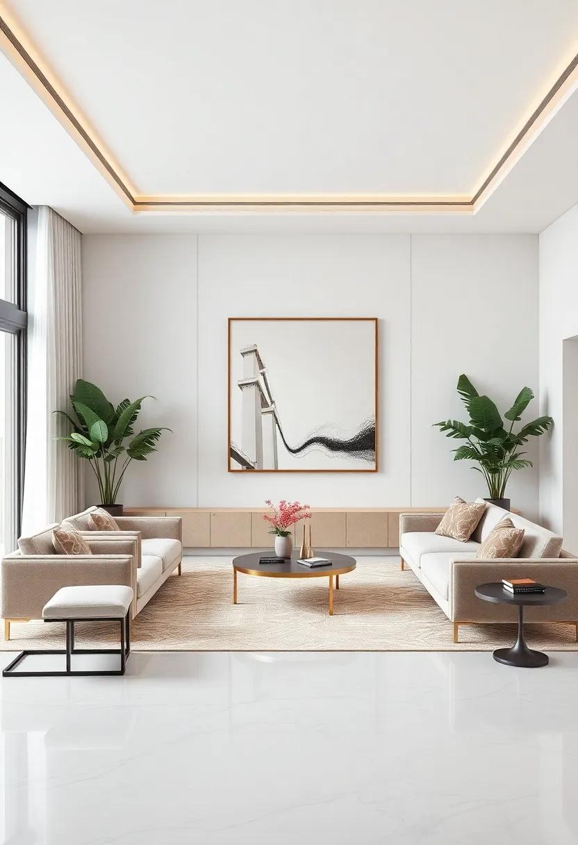Incorporating Statement Art pieces For A Touch Of Opulence