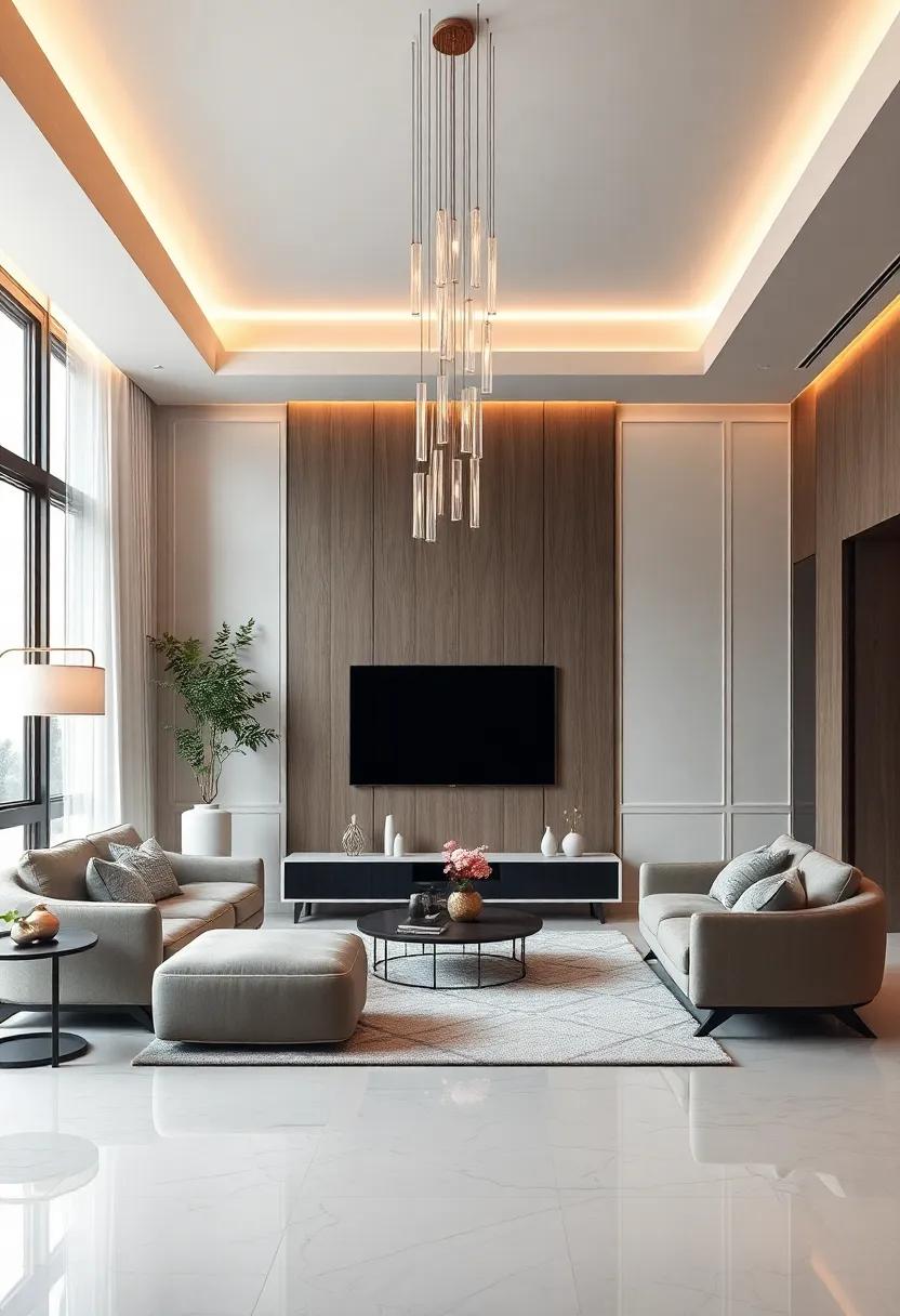 Lighting designs That ⁤Showcase Your living Room’s Luxury Appeal