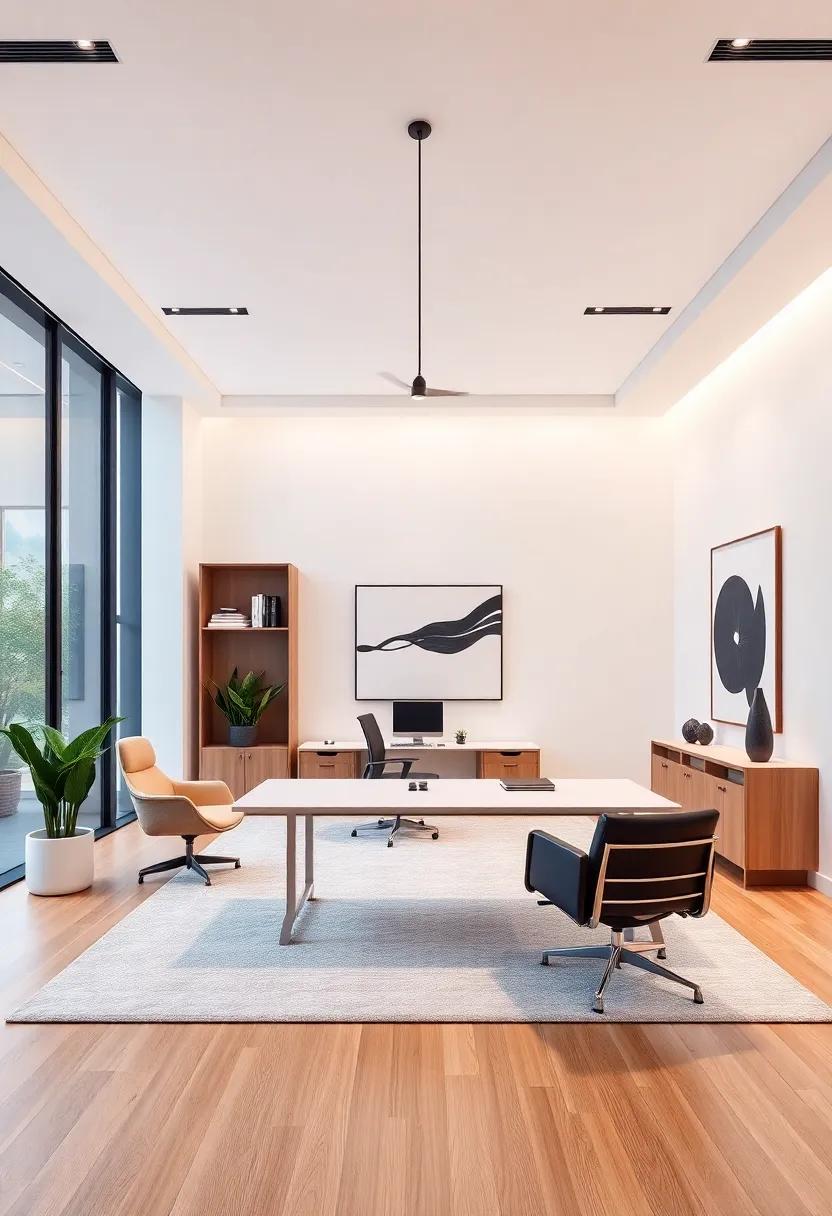 Luxurious Open-Concept Home Offices⁢ That ⁢Inspire Creativity and Collaboration