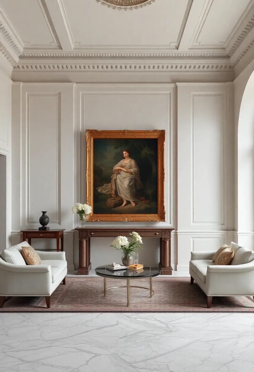 Displaying Art: Curating‍ Masterpieces ⁤in‍ Opulent Interior Settings