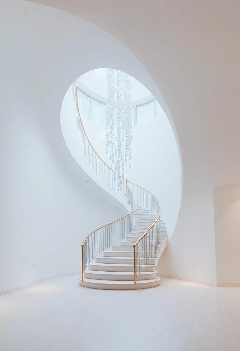 Cascading Features: The Allure of Spiral Staircases