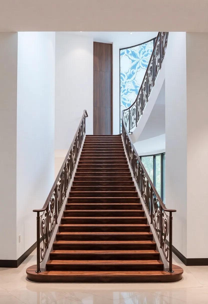 Integrating Artistic Railings for Enhanced Visual Delight
