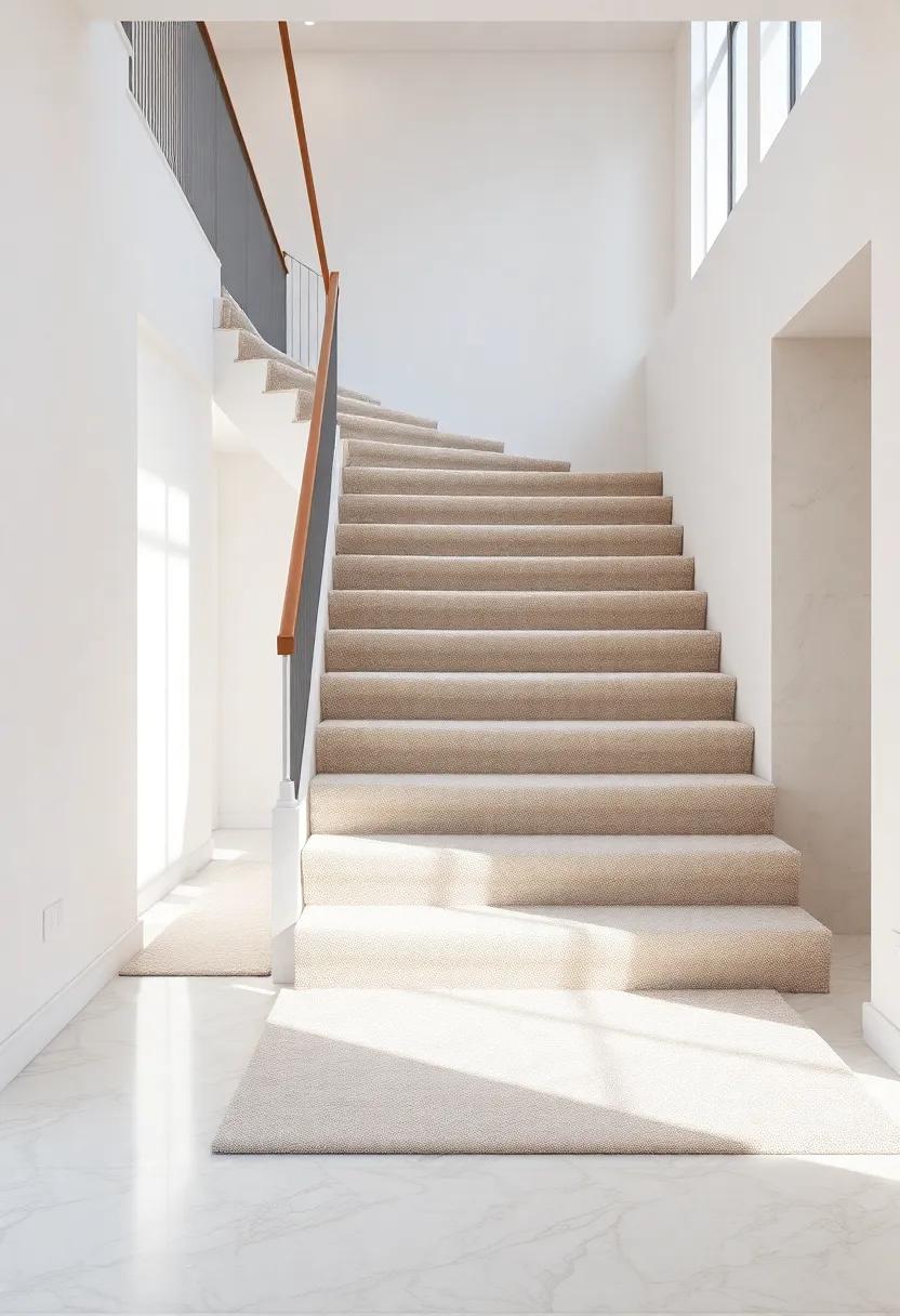 Using Carpets ​and Rugs to Elevate Staircase Comfort