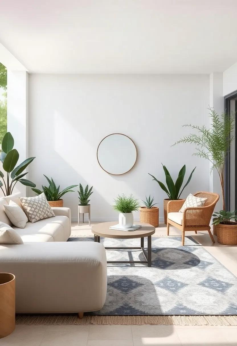 Blend Outdoor and Indoor Elements: Use nature-inspired decor or removable indoor outdoor pieces to create a seamless flow between spaces