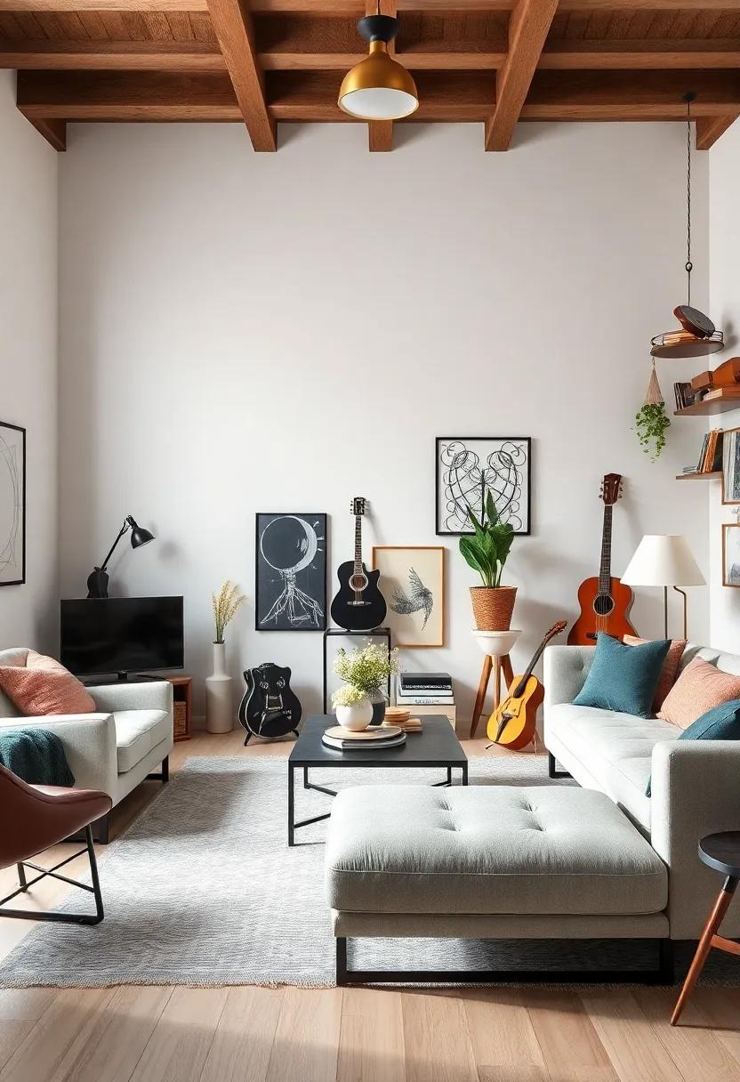 Experiment with Lighting: Incorporate an array of light fixtures, from funky table lamps to ornate chandeliers, to enhance your eclectic vibe