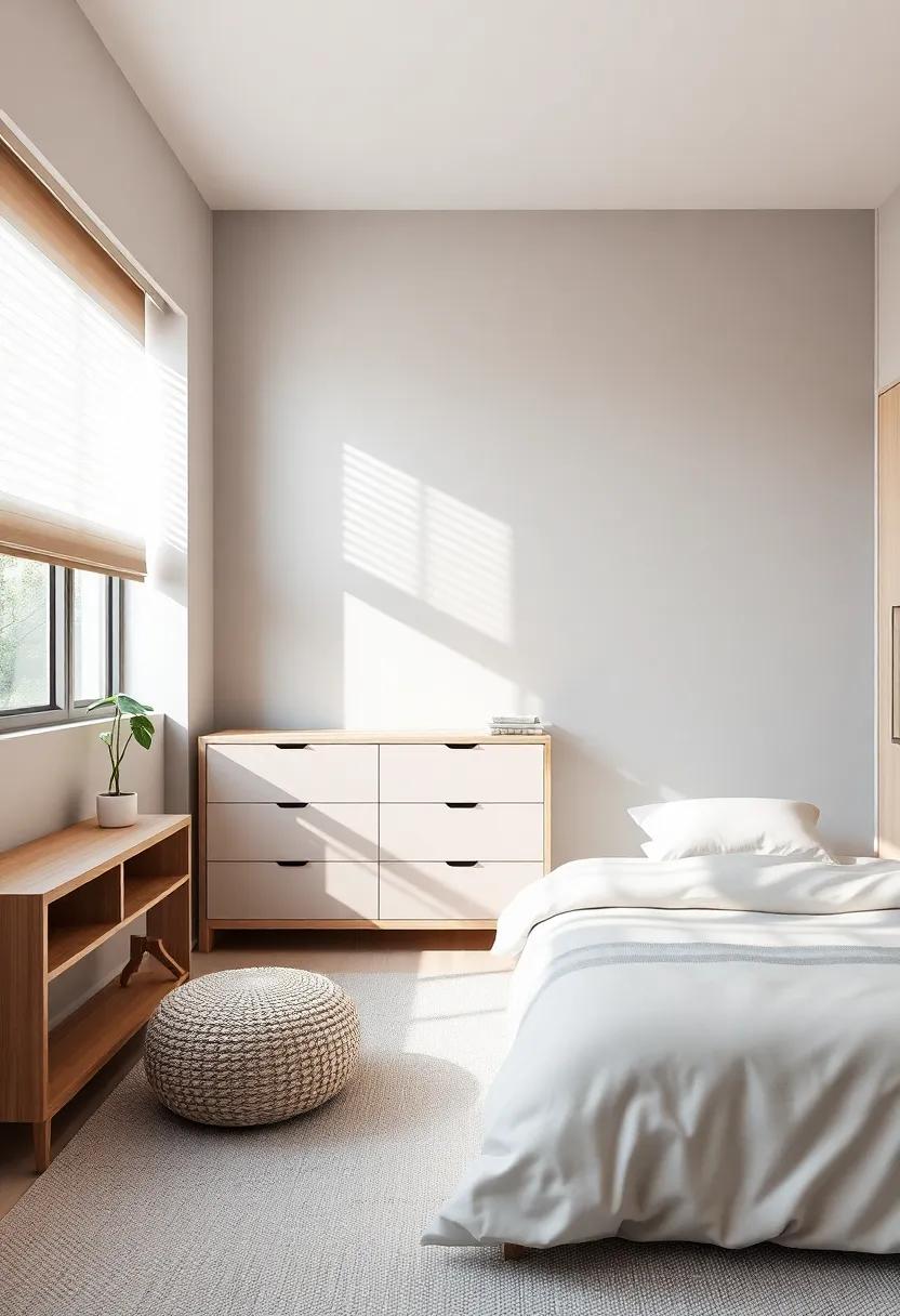 Exploring Minimalist Aesthetics in ⁤Boys'‍ Bedrooms⁣ with Clean ⁣Lines and muted ⁤Tones
