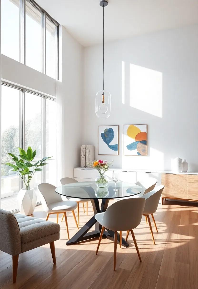 Capturing Light and Space in Dining Room Design​ with Strategic Window Placement