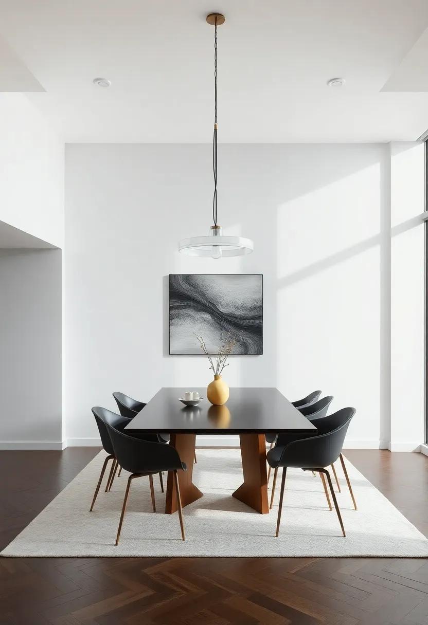 Showcasing Statement Tables ‍as the Focal Point of Modern Dining Spaces