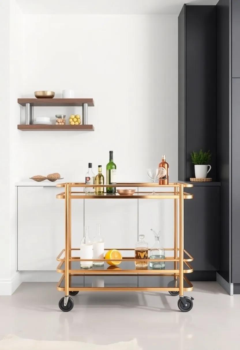 Utilizing Bar Carts to Add Flair and Functionality to Modern Spaces