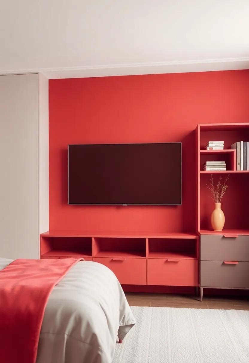 Discover Bold⁢ Color Palettes⁢ for Modular Bedroom ⁢TV⁢ Units