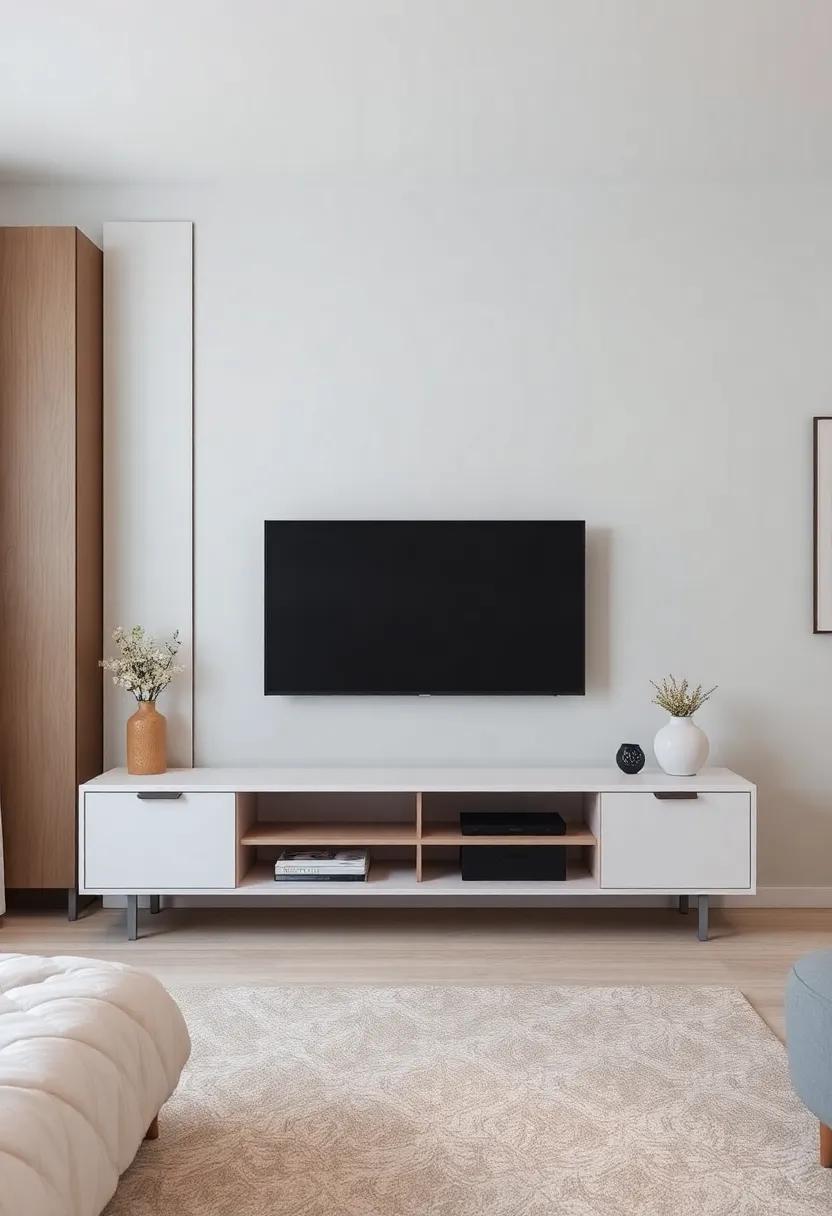 explore ⁤Textures and Materials ​for a Modern Look ⁢in ⁢TV ‌Units
