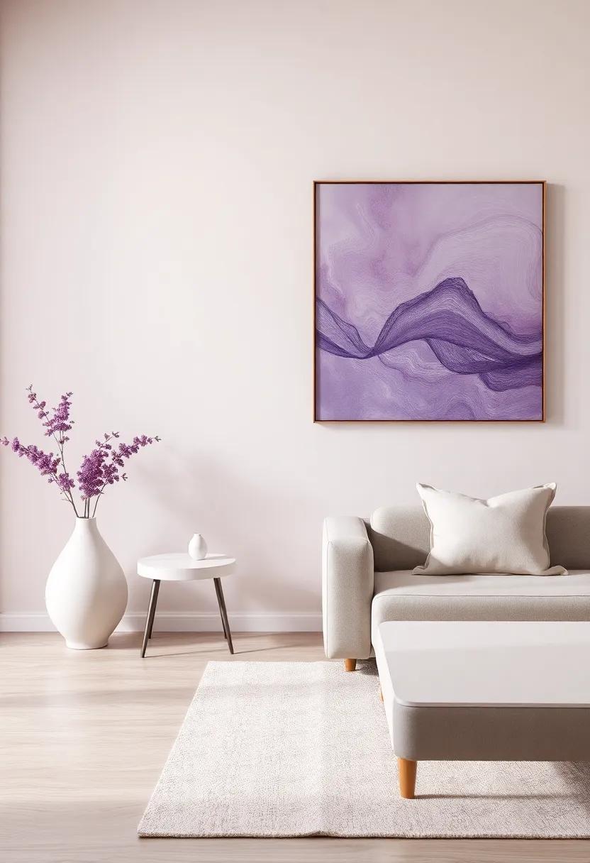 The ​Power​ of Contrast: How Muted⁣ Violet Enhances‍ Ivory⁣ Accents