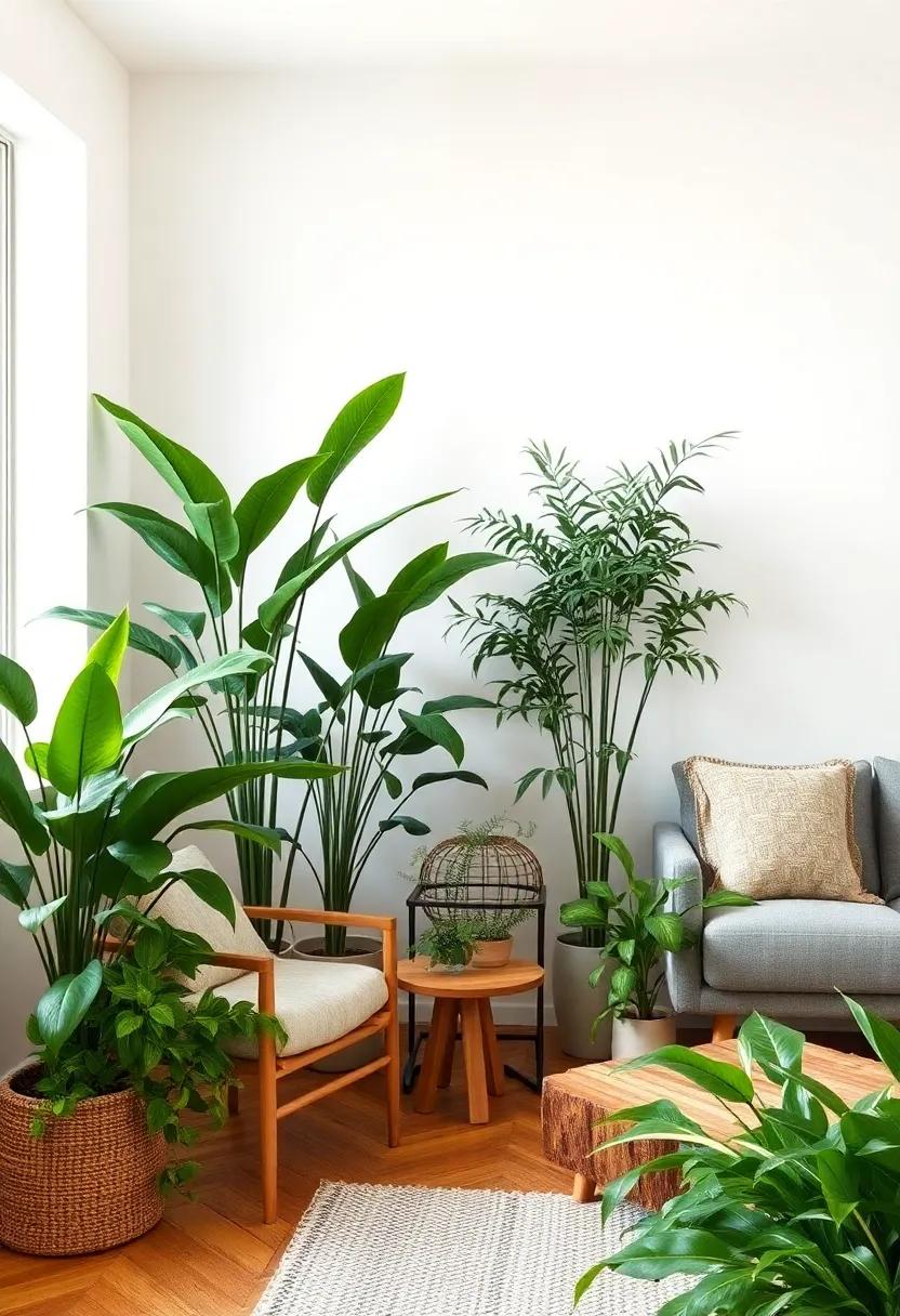 Embellishing Your Living Space ⁤With Lush Greenery Enhancing Serenity Through Indoor Plants