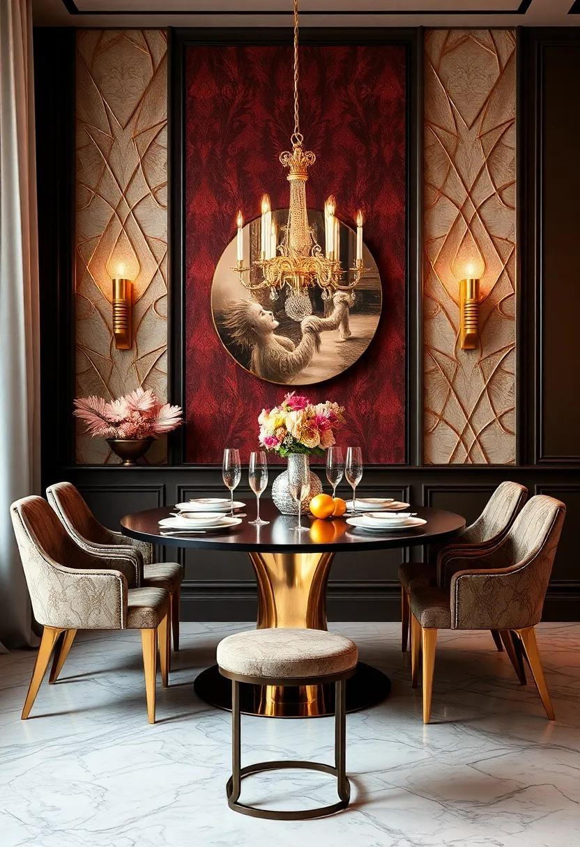 Showstopping​ Wall Décor ⁢Ideas to Embrace the ‌Opulence ⁤of the Season