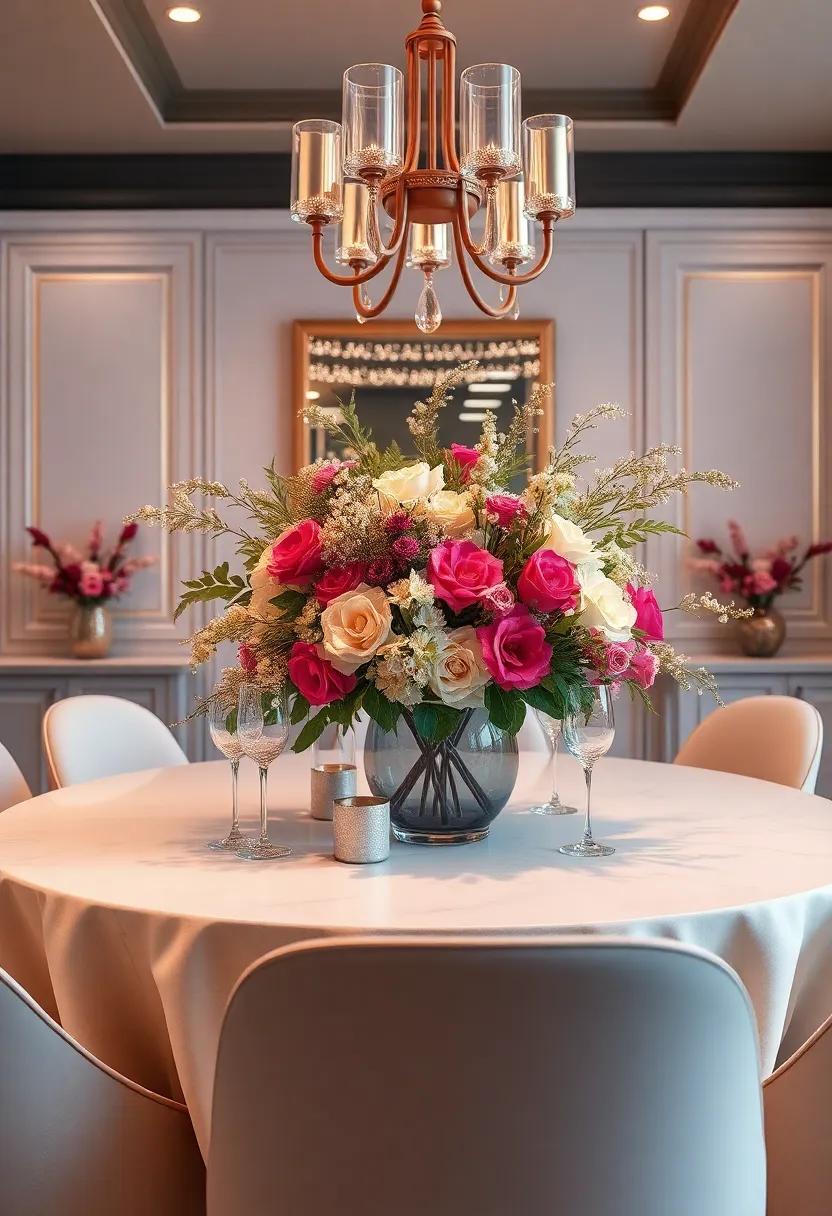 Glamorous Floral Arrangements to Brighten Your New Year's ⁤Celebration