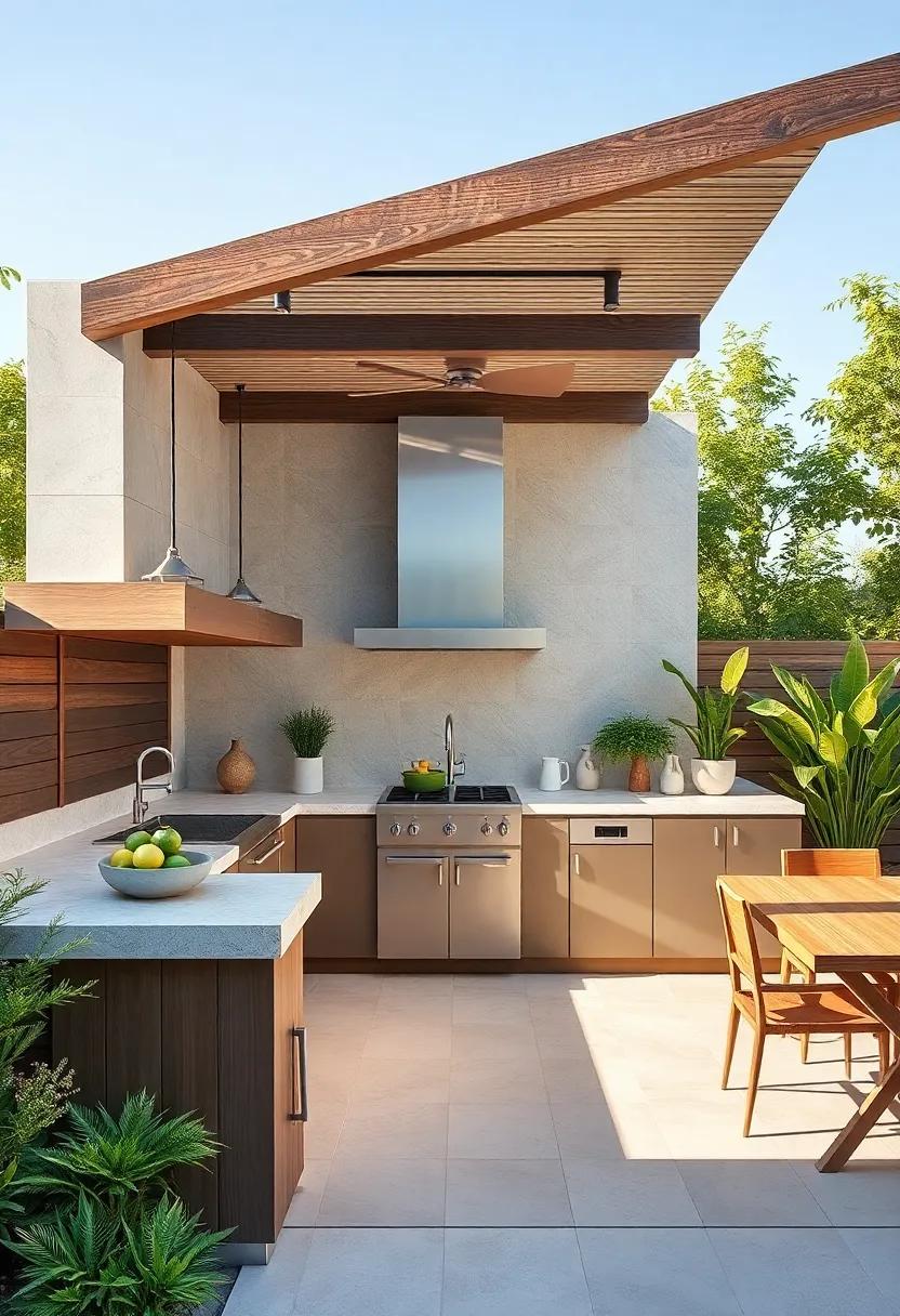 Transform Your Space with a Stylish Open-Air Cooking Area