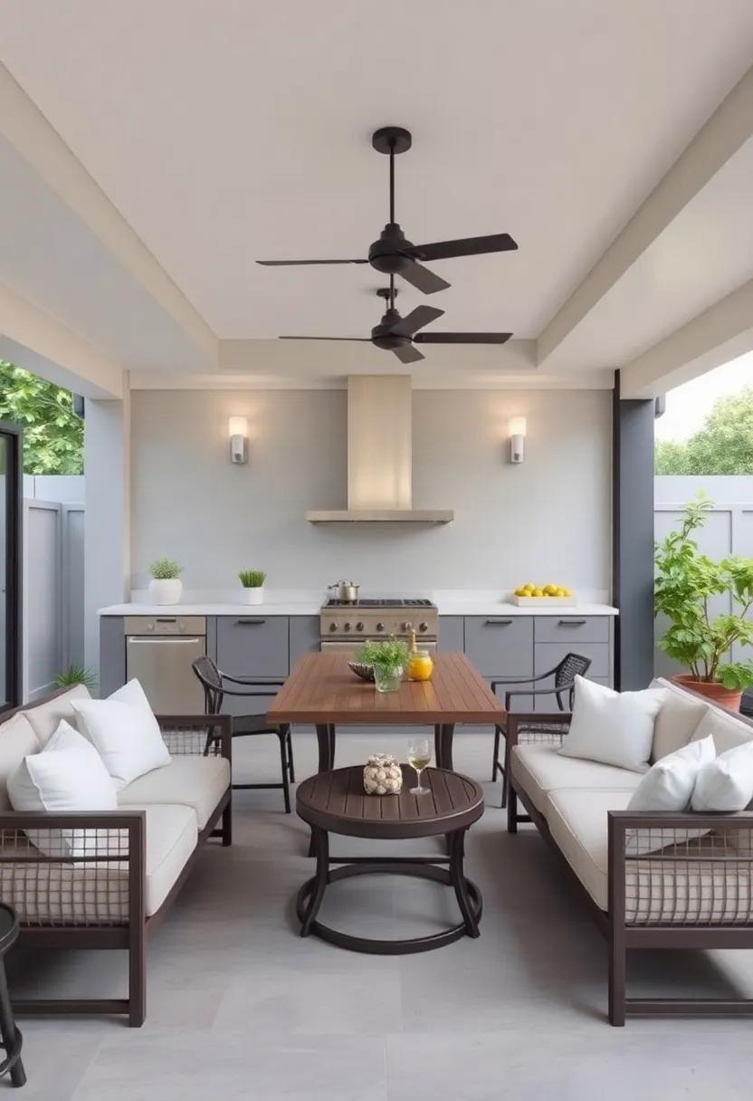 bring Comfort Outdoors with Cozy Dining and Lounge Areas
