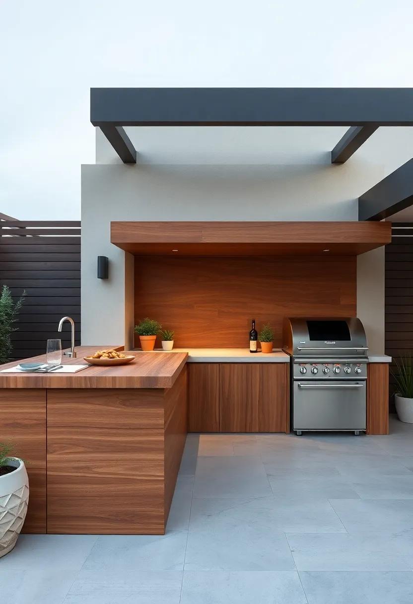 Showcase Smart Technology Integration for Modern Outdoor Cooking