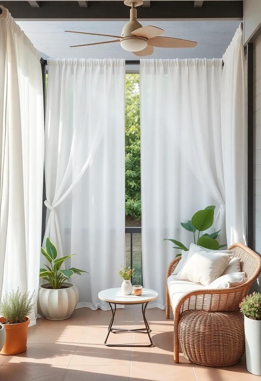 Cozy Corner: Hang curtains around a secluded nook⁣ to create an intimate hideaway for reading or‍ sipping coffee