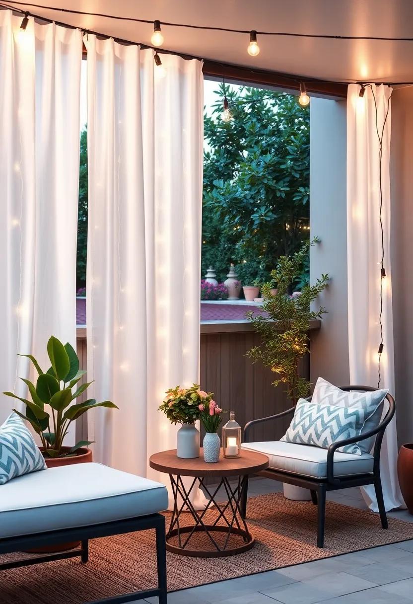 Mood Lighting Magic: Pair ⁣curtains with string lights for a whimsical,cozy feel perfect for evening gatherings