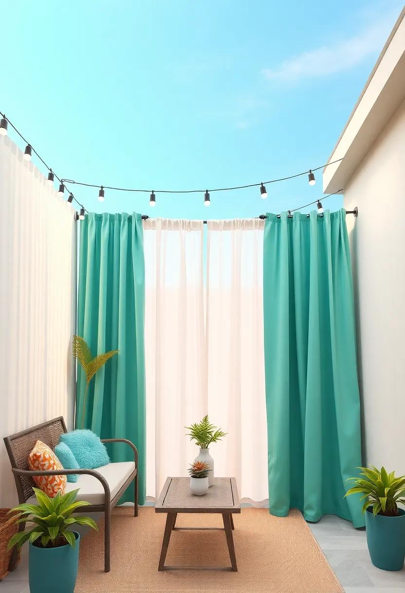 Personal Touch: Customize your ⁤outdoor curtains‍ with your own‌ designs or favorite patterns to reflect‌ your unique style