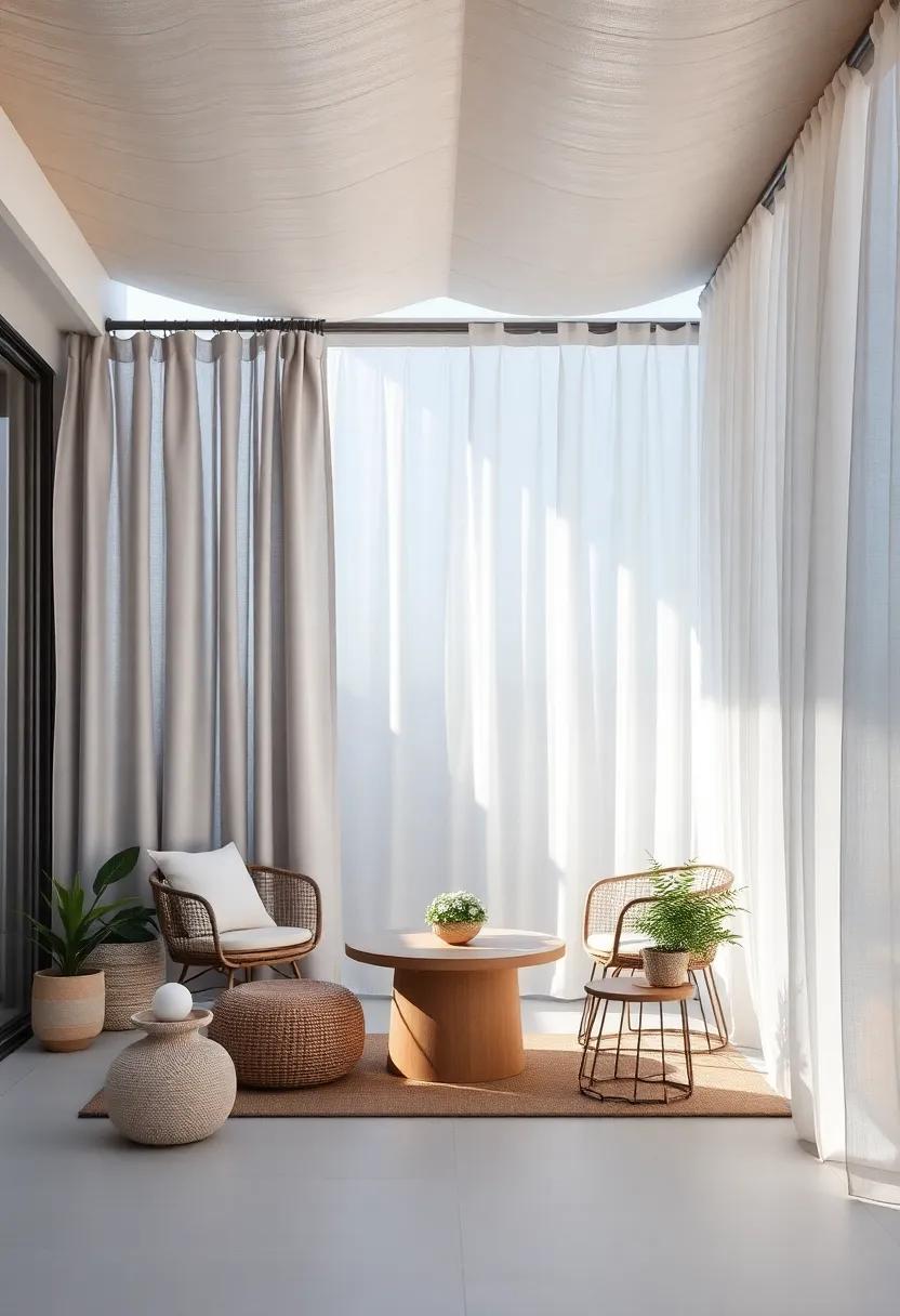 Zen Sanctuary: soft gray or muted pastels can create a calming effect, transforming your patio into a serene escape
