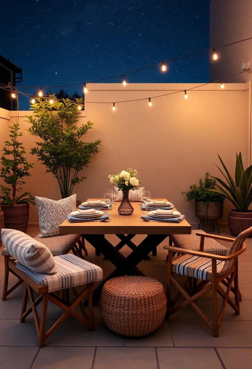 Elevate‍ Your Outdoor Space With A Cozy ⁣dining⁤ Setup Under The Stars
