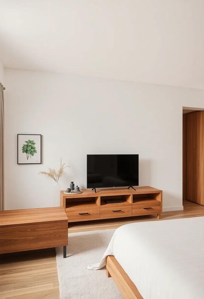 Choosing the Right Materials for a Warm and inviting TV Unit Experience