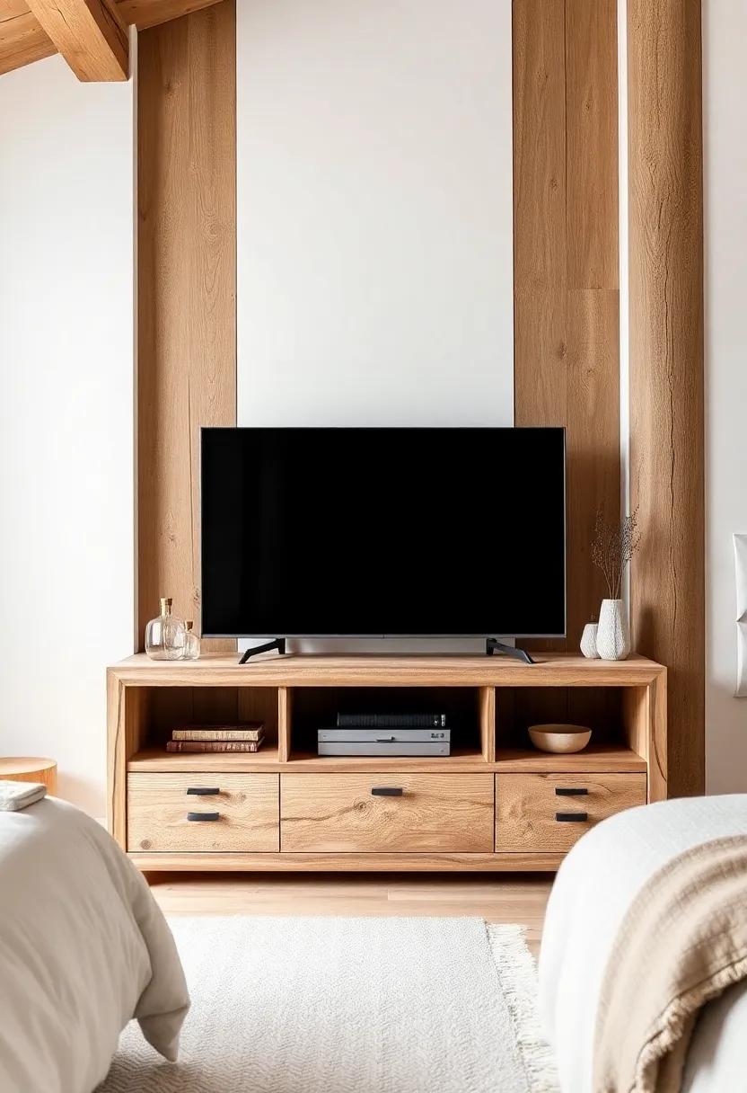 Rustic Display Ideas: Showcasing Beloved Items on your‌ TV Unit