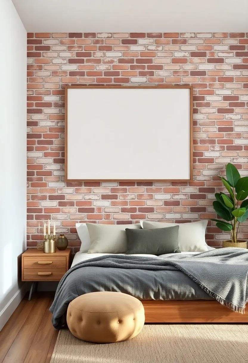 Integrating Art That Compliments ⁣Brick‍ And Wood Features