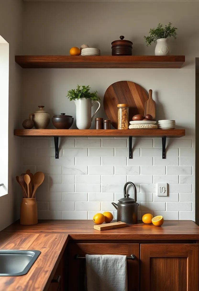 Corner Nook Delight: Utilize those tricky corner spaces with⁤ specially designed shelves ⁣that not only ‍save room but also ⁢enhance your kitchen’s ‍character