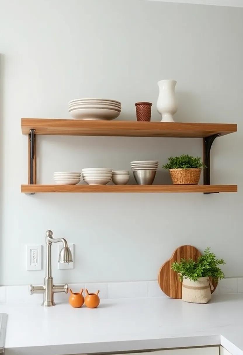 Farmhouse Chic: Create a‌ cozy atmosphere with classic​ farmhouse shelves ​accented by vintage brackets, perfectly blending functionality with style