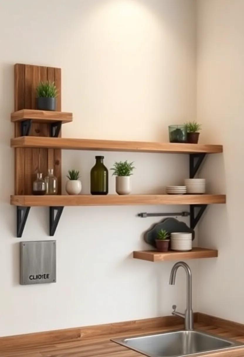 Upcycled Pallets: ⁤Transform upcycled pallets into stunning kitchen⁤ shelves, a sustainable choice that adds unique⁢ flair to your space