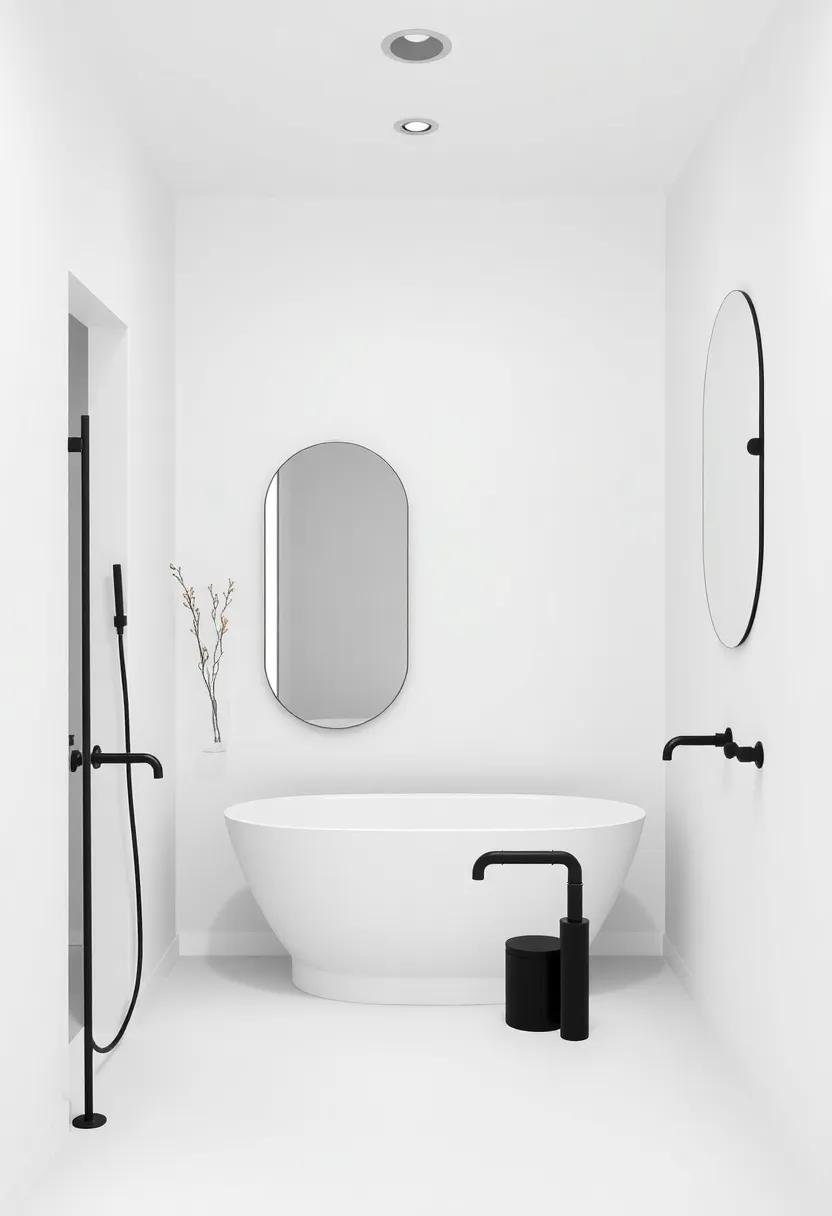 Creating Depth with⁤ Dark Fixtures Against Light ‌Scandinavian Walls