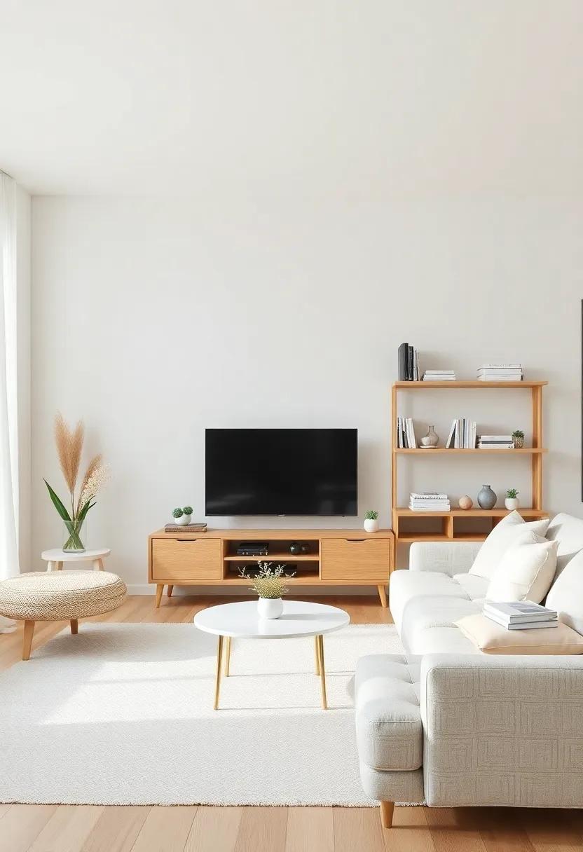 Embracing Neutral Color​ Palettes⁣ in scandinavian​ Living Rooms ⁢With Minimalist Shelving