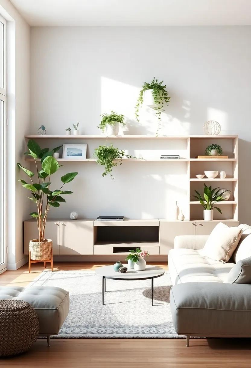 Incorporating Plants for a ‌Breath of ⁤Fresh Air ⁣in Minimalist Living Room Spaces