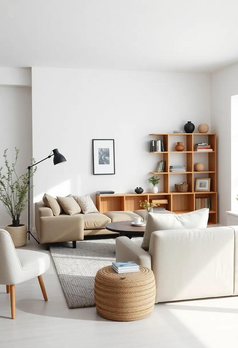Crafting Intimate Spaces:‌ The Layout⁤ of Scandinavian Living Rooms and Their⁣ Shelving
