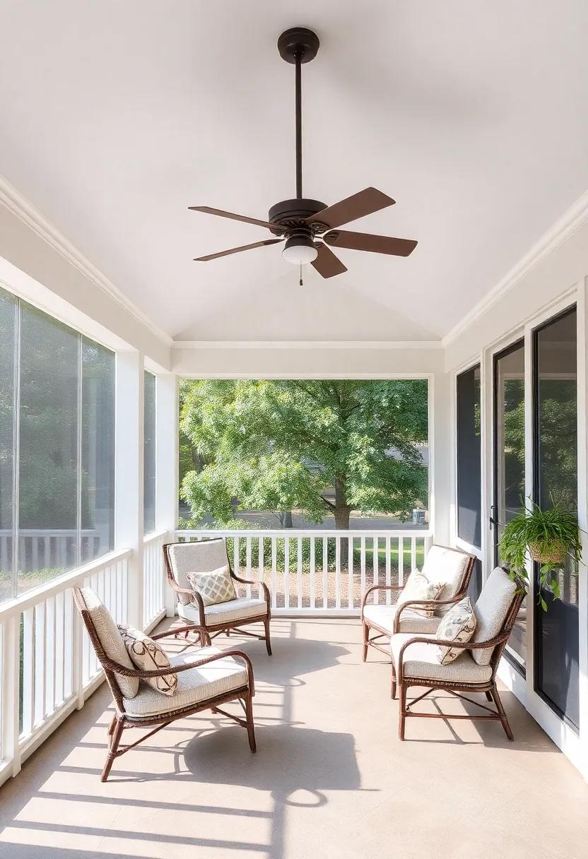 Unwind In Style:⁤ The Aesthetic Appeal of Screened Porches