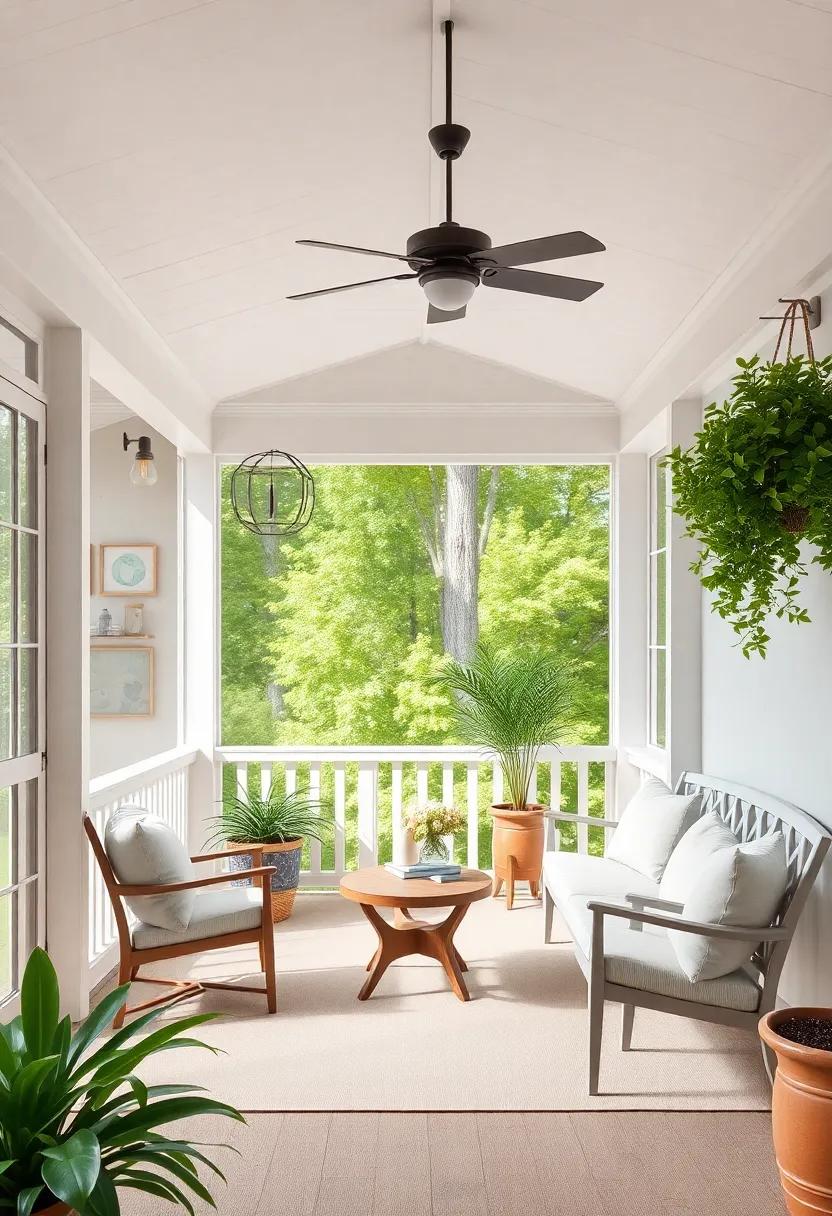 Elegant Pastel Shades to‍ Soften Your Screened Porch Aesthetic
