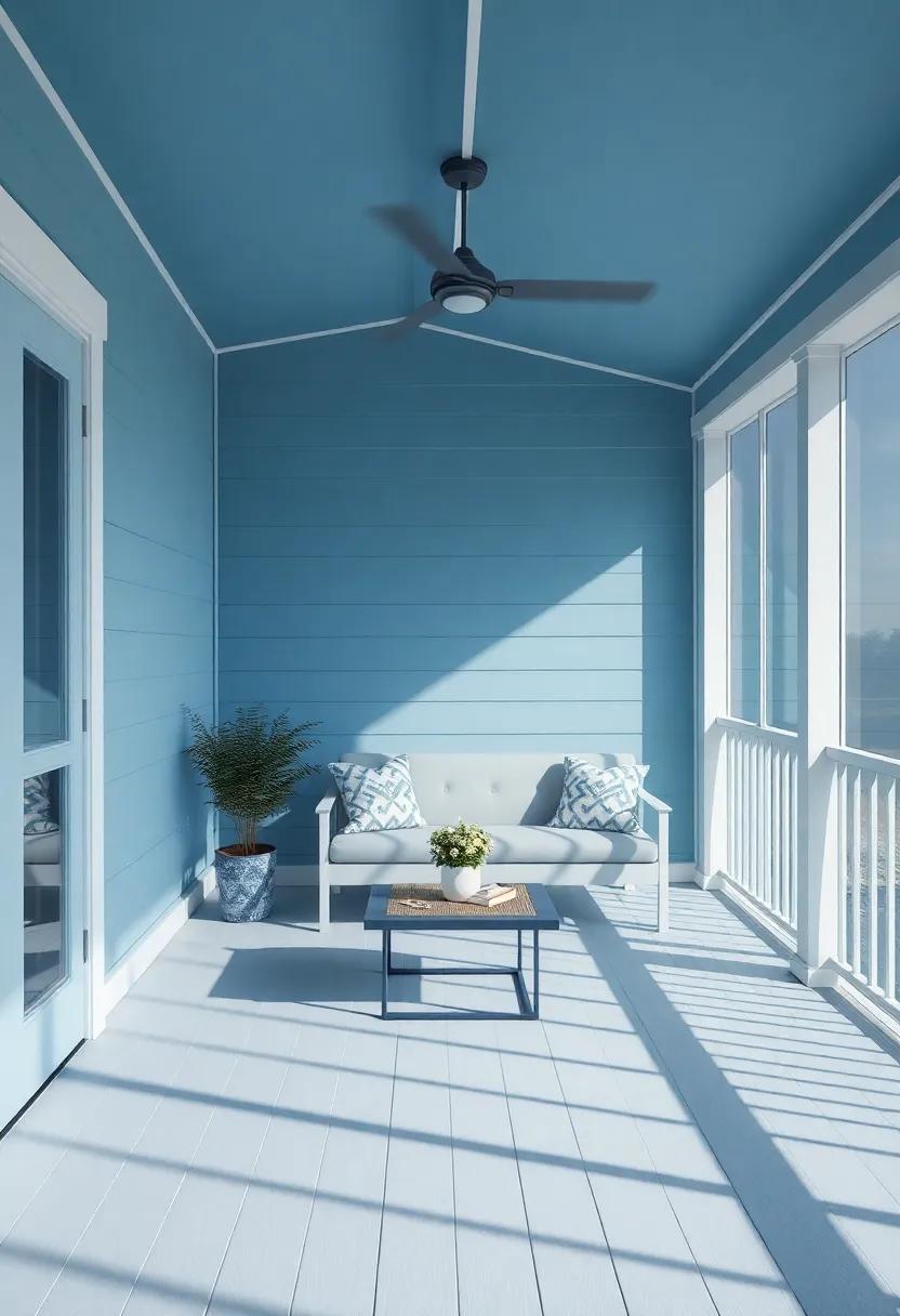 A Tranquil Retreat with​ Shades of Blue Inspired by⁢ the Ocean
