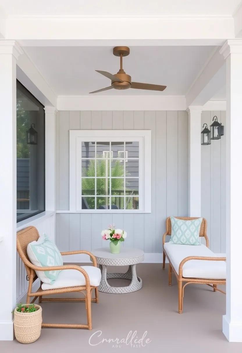 Transform Your Space with a Serene Coastal Color Palette for Your screened Porch