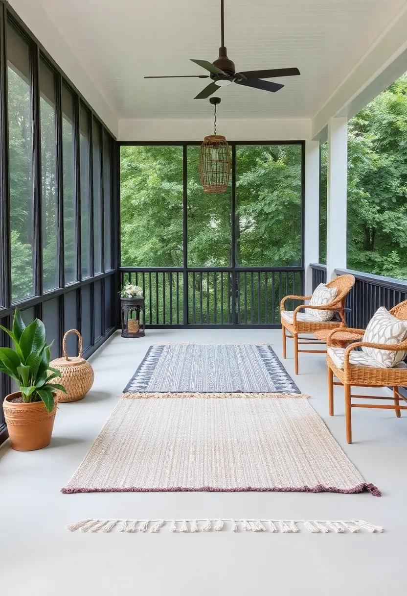 Bohemian Bliss:‍ Layer textured rugs and include⁣ tassels‍ or fringe to cultivate a⁣ relaxed⁣ boho atmosphere