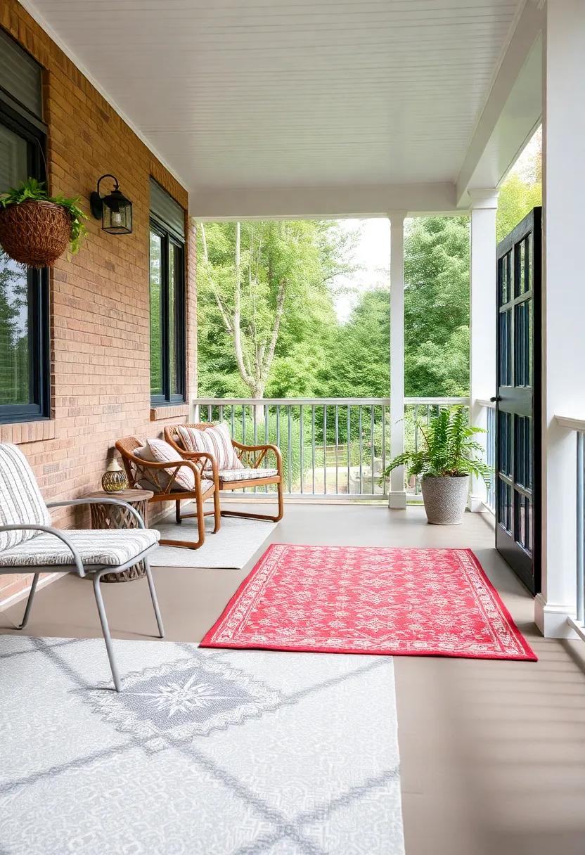 DIY Delight: ⁢Create your ​own personalized rug with⁣ outdoor paint on ‍a plain canvas for a truly‌ one-of-a-kind look
